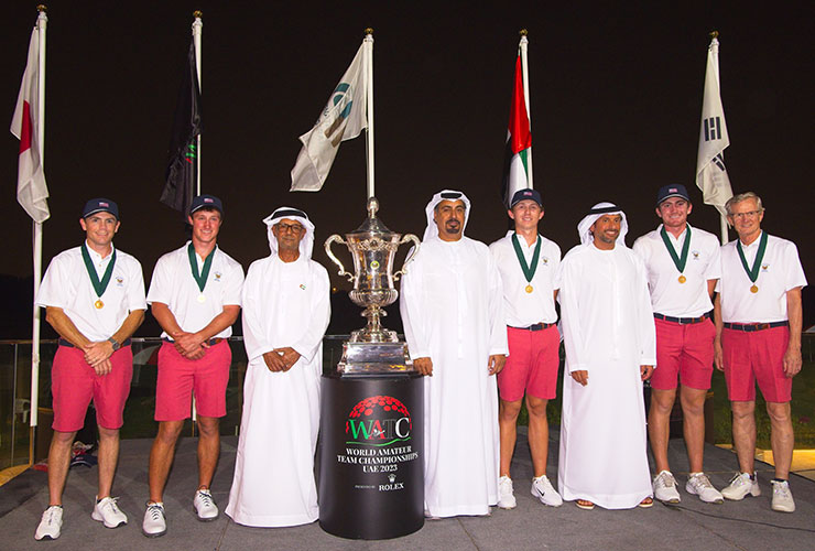 World Amateur Team Championships: US secure Eisenhower Trophy in Abu Dhabi