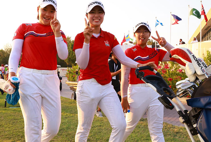 South Korea win fifth Women’s Amateur Team title in Abu Dhabi