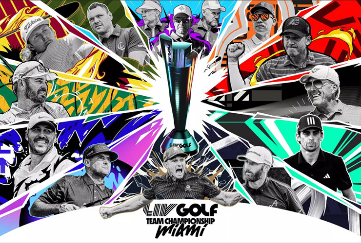 Fighter jets and menacing goats: Meet the artist behind LIV Golf’s new team art