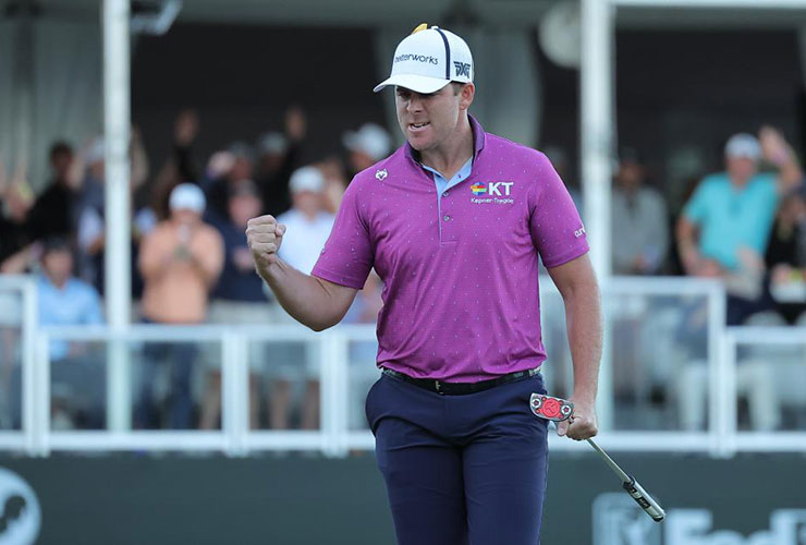 Luke List didn’t think he had a chance. Twenty minutes later he was fist-pumping his way to victory in a five-man playoff