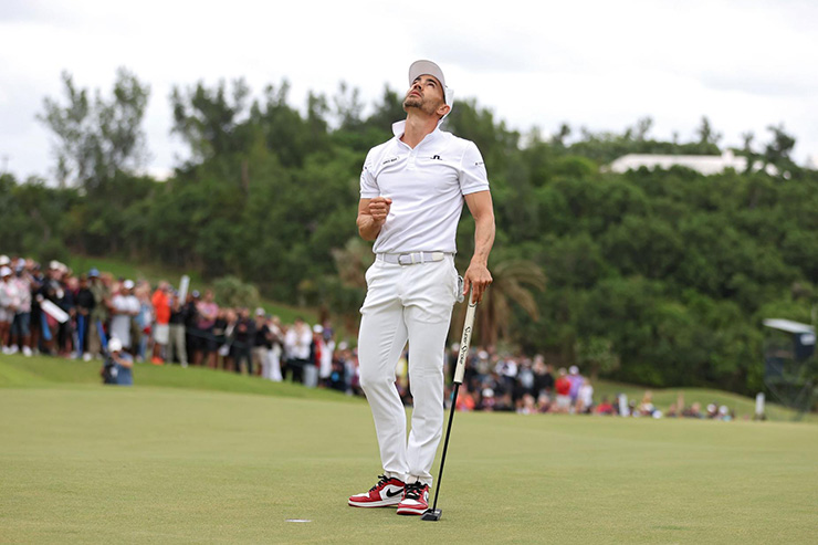 Camilo Villegas completes return from tragedy and golf’s abyss to win Bermuda Championship