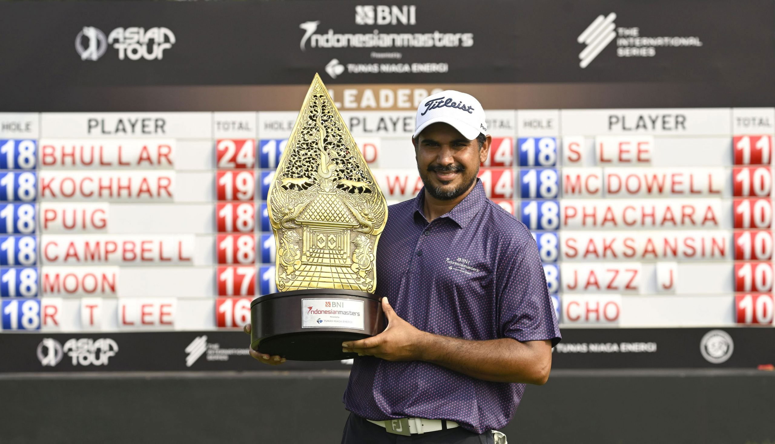 Bhullar’s Indonesian romance continues with victory at BNI Indonesian Masters presented by TNE