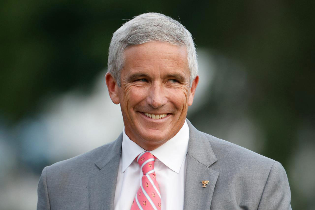 Jay Monahan tells players PGA Tour remains on track to deal with Saudi Arabia amid rumours