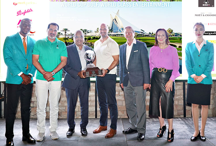 Haine on cloud nine at 30th Dubai Duty Free Golf World Cup