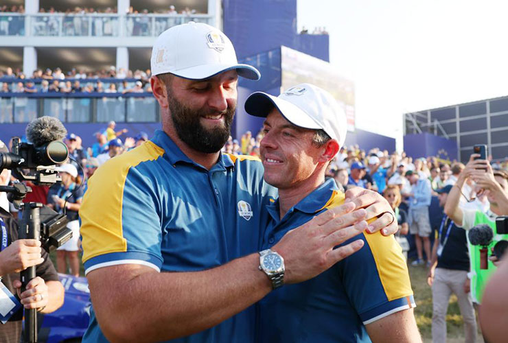 Rory McIlroy is convinced that speculation about Jon Rahm leaving for LIV isn’t legit
