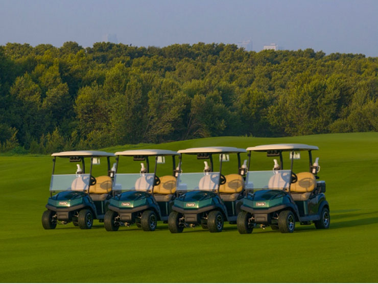 New Club Car fleet for Al Zorah, adding to their commitment towards sustainability