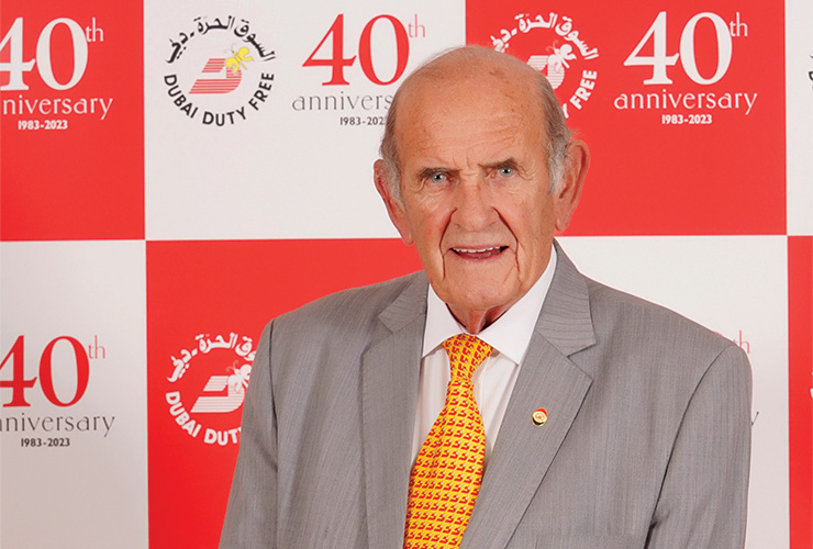 Quick 9 with… Colm McLoughlin – celebrating 40 years of Dubai Duty Free