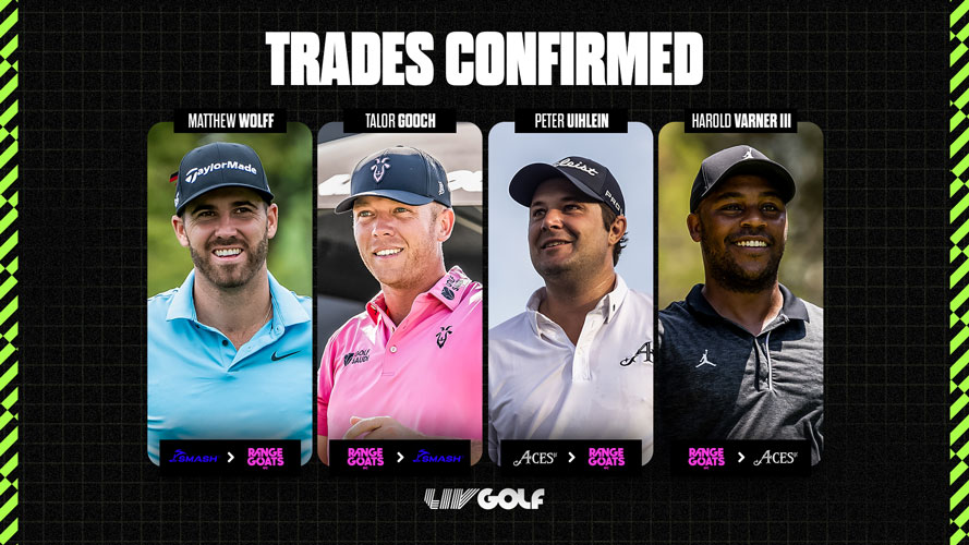 LIV Transfers update – Wolff, Gooch, Uihlein and Varner III all move teams