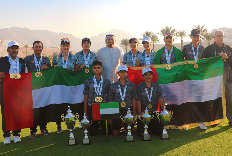 Team United Arab Emirates shine bright in Oman