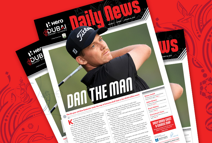 Get Sunday’s official 2025 Hero Dubai Desert Classic ‘Daily News’ FREE here