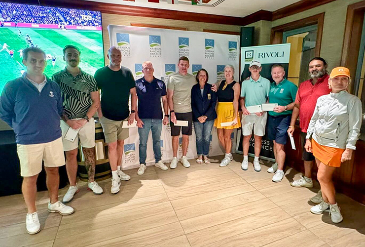 Raymond and Irina shine in challenging conditions at Arabian Ranches Rivoli Monthly Medal