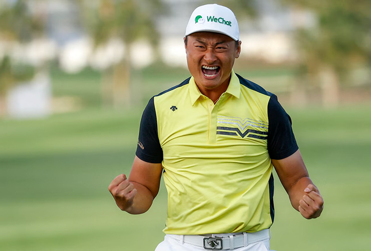 Haotong Li thought about quitting golf, but battled nerves to win first DP World Tour title in 3 years