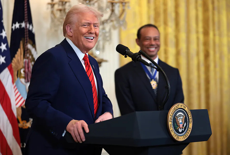 PGA Tour, Saudi PIF meet with President Trump at White House over professional golf unification