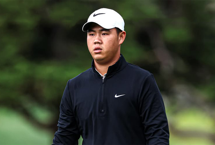 Tom Kim got absolutely flamed for slow play on Sunday, both online and on the broadcast