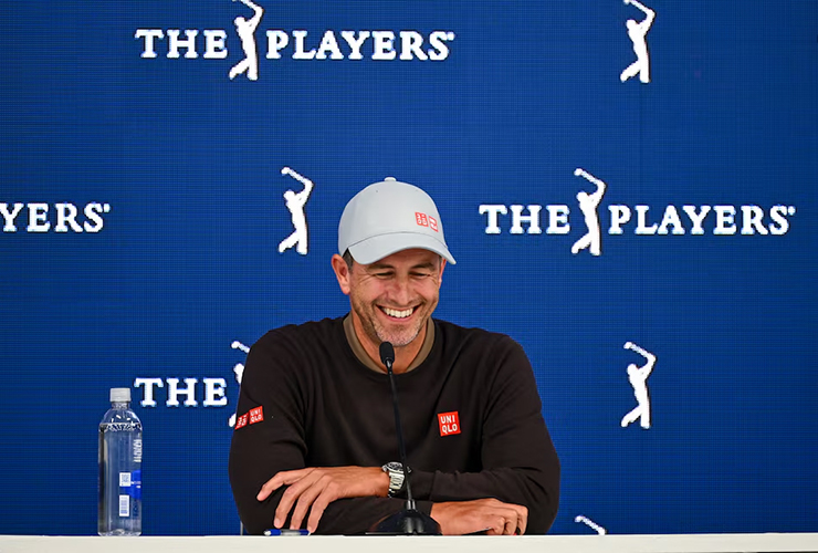 The moment in the Oval Office when Adam Scott realised the insignificance of golf