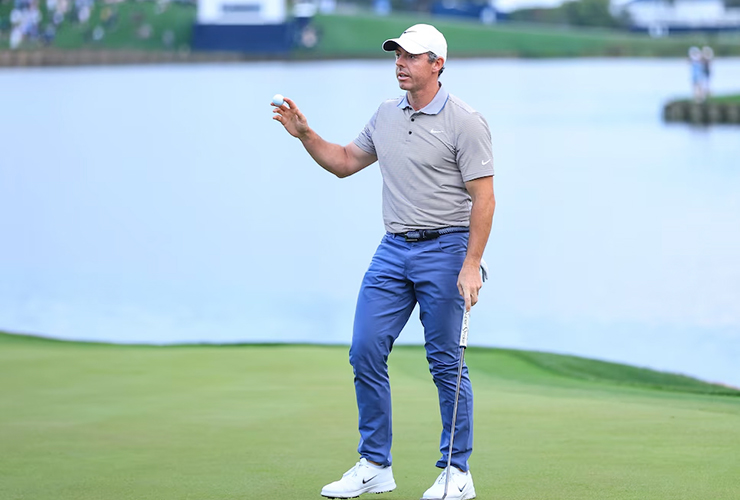 With 3 holes remaining at the Players, Rory McIlroy’s fate hangs in the balance after a long, wild final round