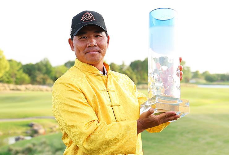 Ashun Wu wins second Volvo China Open title on DP World Tour