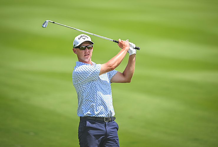 Erickson holds one shot UAE Challenge lead, Grenville-Wood is best local placed at eight under par.