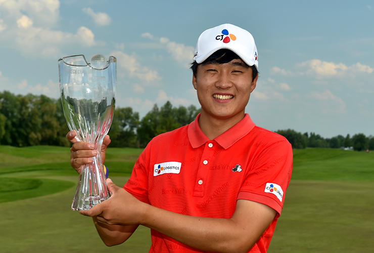 Youngest winner in HotelPlanner Tour history to tee it up on LIV Golf