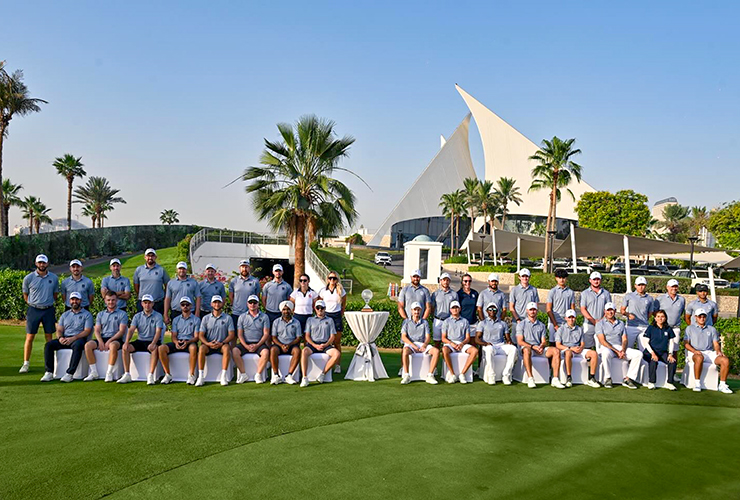 Professionals edge ahead in opening day of Dubai Golf Trophy