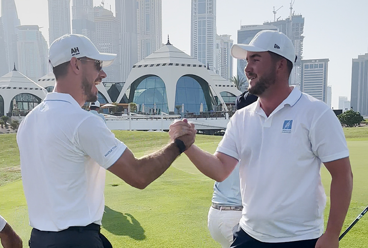 Amateurs deny Professionals in thrilling Dubai Golf Trophy
