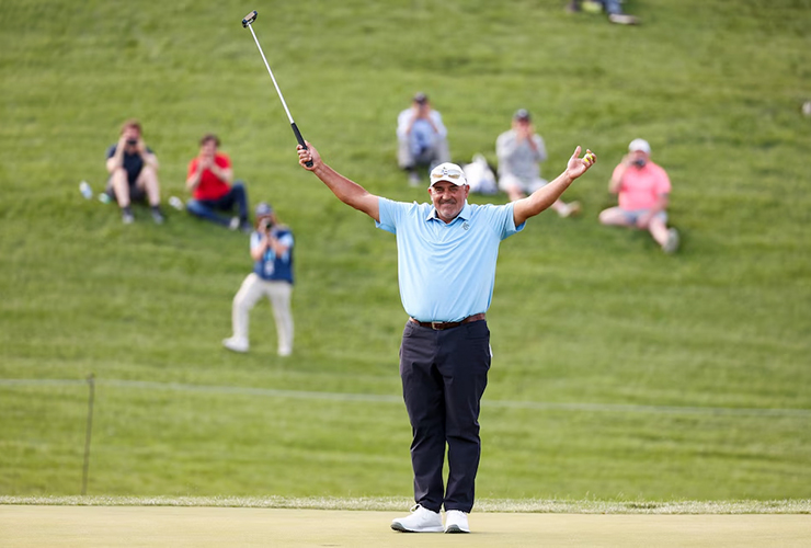 Another week another win for Angel Cabrera, who captures his second major title in just 6 days