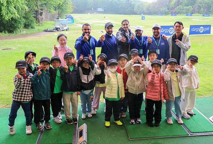 Golf Saudi take their world-first GoGolf coaching scheme to South Korea