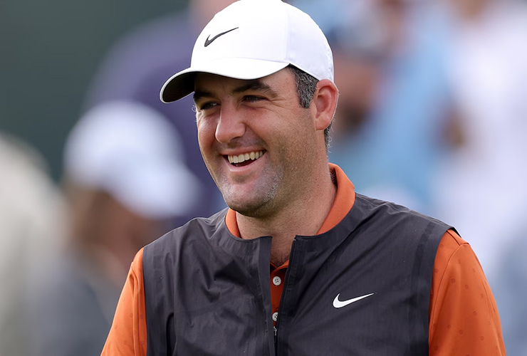 PGA Championship 2025: Did Scottie Scheffler just troll Louisville PD by wearing this orange shirt to a PGA practice round?