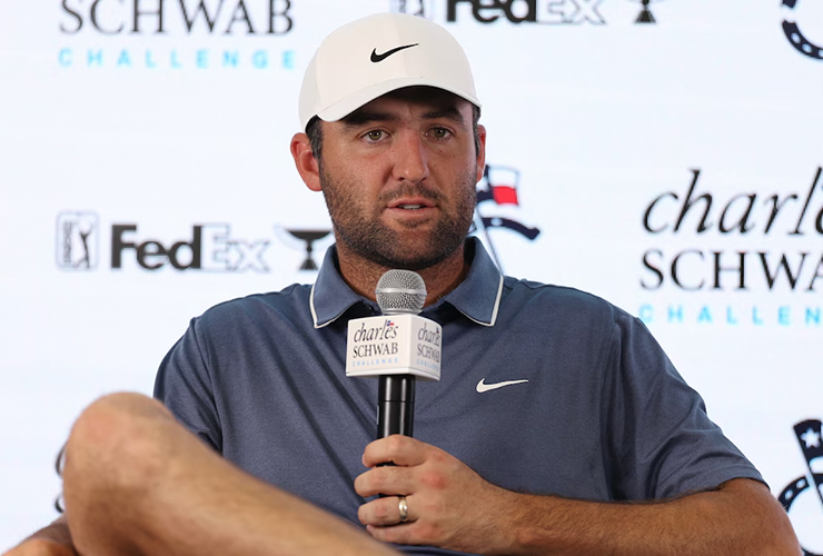 Scottie Scheffler handles question about Bryson and Jon Rahm in most Scottie Scheffler way possible