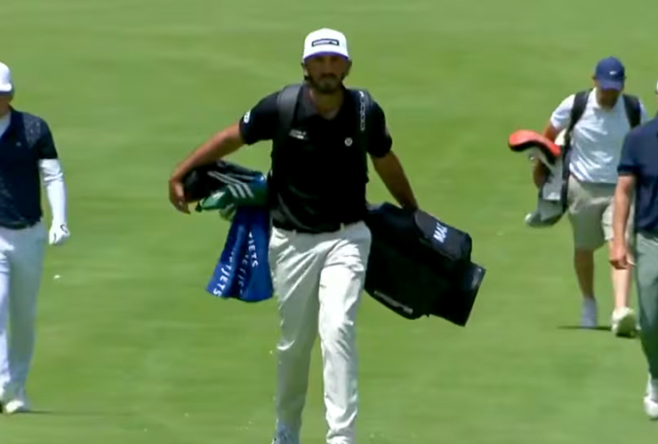 Max Homa evades caddie questions while carrying his own bag for 2 rounds of U.S. Open qualifying