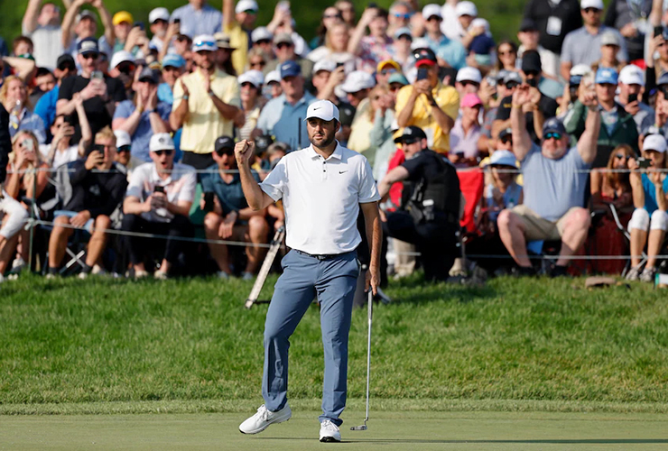 Scottie Scheffler continues his relentless pursuit with a second straight victory in the Memorial Tournament