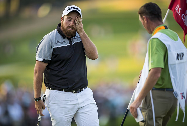 Shane Lowry ‘walked in’ after five holes in his first round at Oakmont