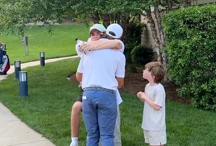 This video of Tommy Fleetwood hugging his family after Travelers loss will make you feel things