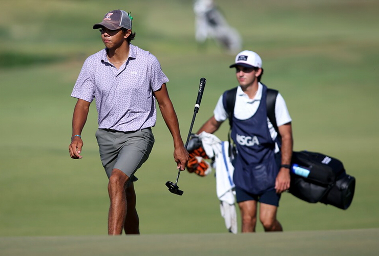 Charlie Woods bounces back on Day 2 but still misses cut at U.S. Junior Amateur