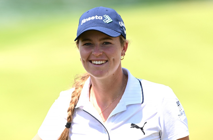 Mimi Rhodes storms into lead at Aramco Houston Championship