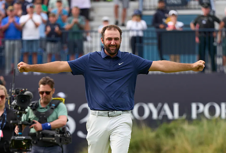 Did TaylorMade really photoshop extra hair on Scottie Scheffler’s head?