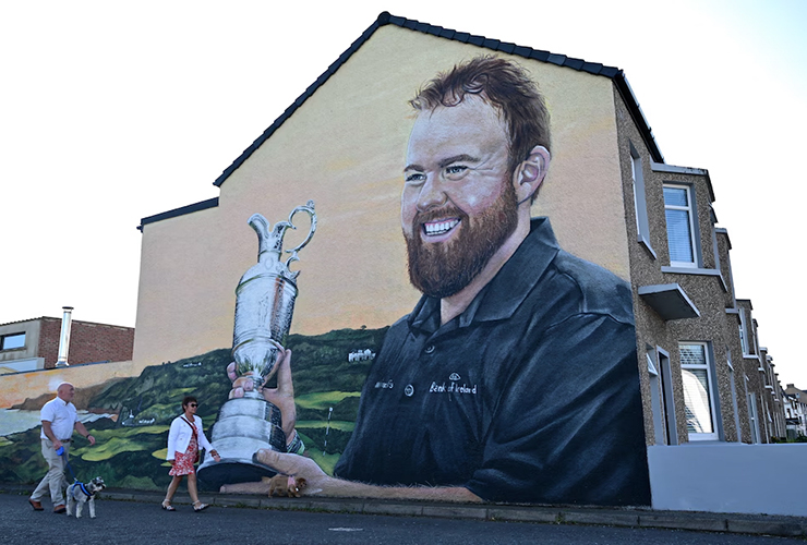 The Open 2025: The secret message behind Shane Lowry’s house-sized mural outside Royal Portrush