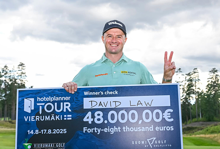 David Law secures second victory of HotelPlanner Tour season in Finland