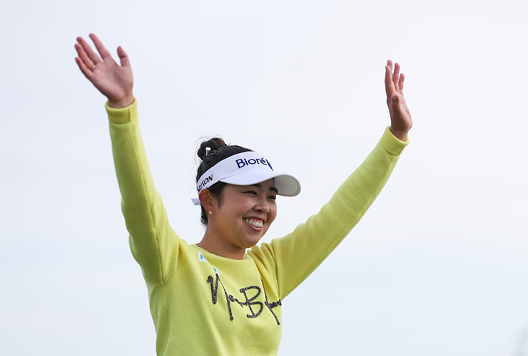 Late birthday range session helps propel Miyu Yamashita to first major title at AIG Women’s Open