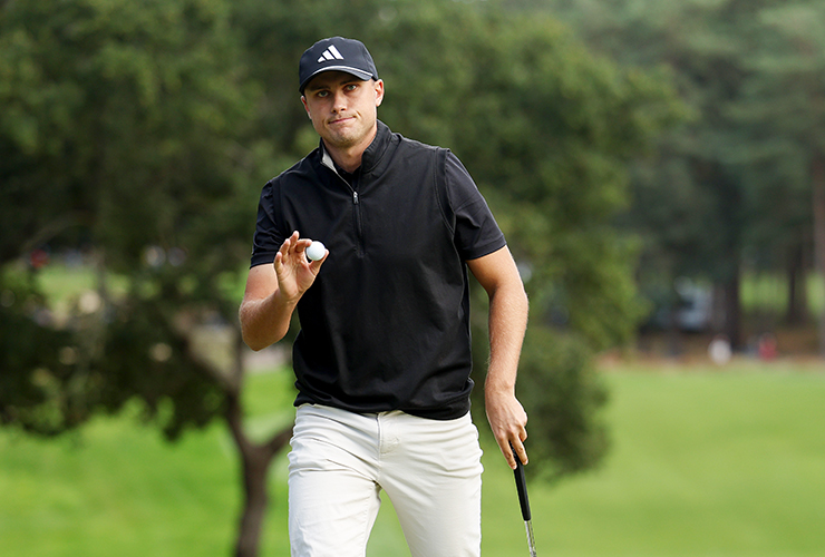 Ludvig Åberg shares BMW PGA Championship lead, UAE’s Adrian Otaegui just three back