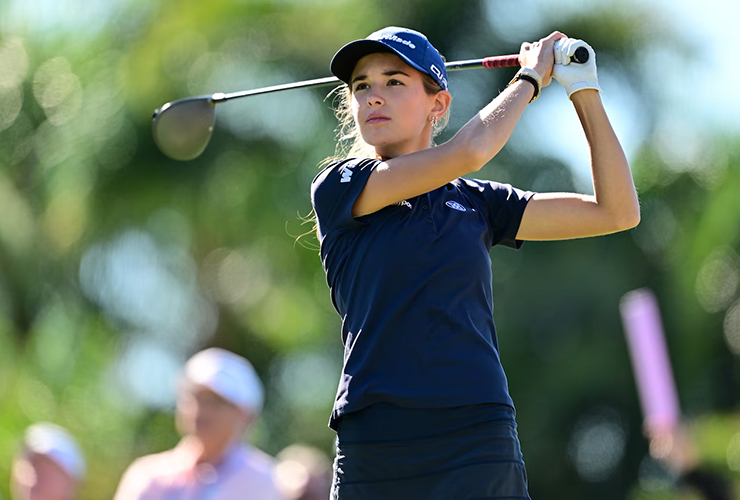 Kai Trump’s ‘nervous’ LPGA debut included a little bit of everything