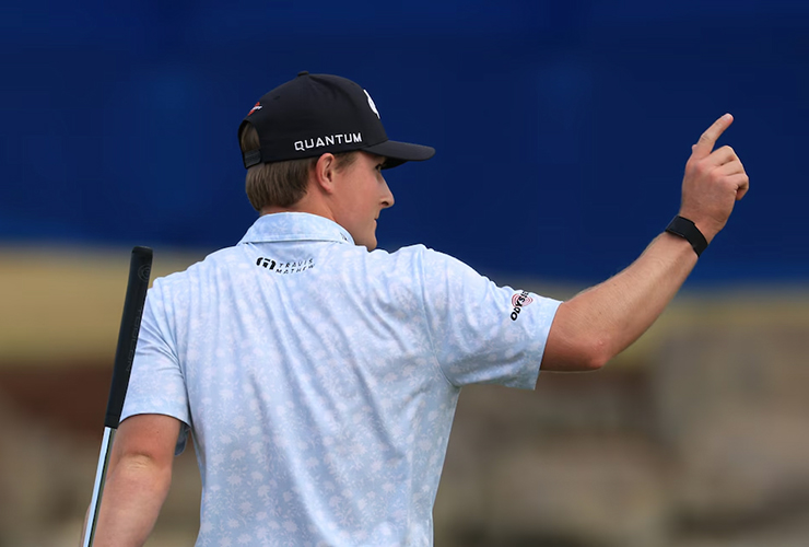 Blades Brown, 18, reaches dream showdown with Scottie Scheffler in final round of The American Express