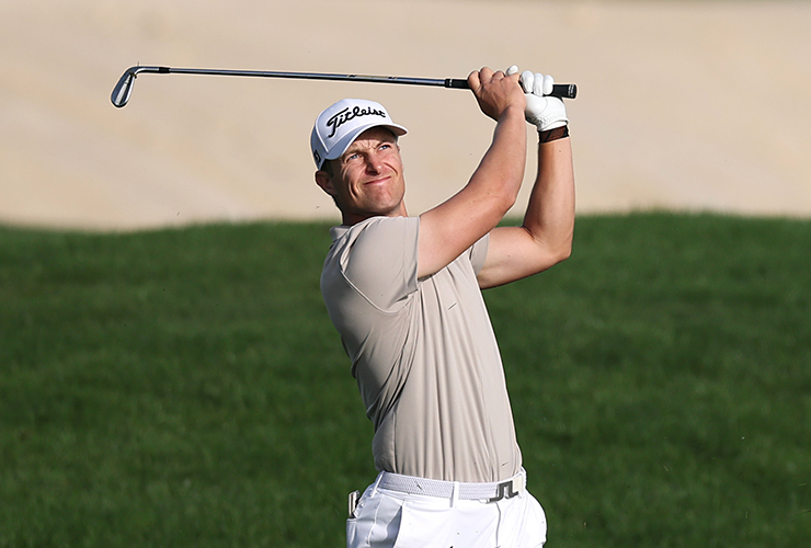 Calum Hill equals course record to lead in Bahrain, Garcia and Reed make the weekend