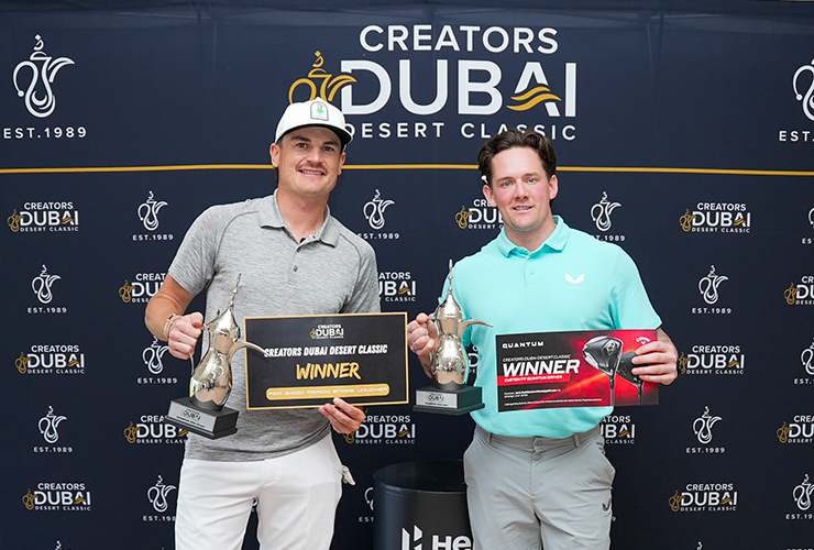 Mac Boucher and Temps crowned champions as Creators Dubai Desert Classic concludes at Emirates Golf Club