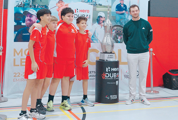 Inspiring the next gen at the Hero Dubai Desert Classic