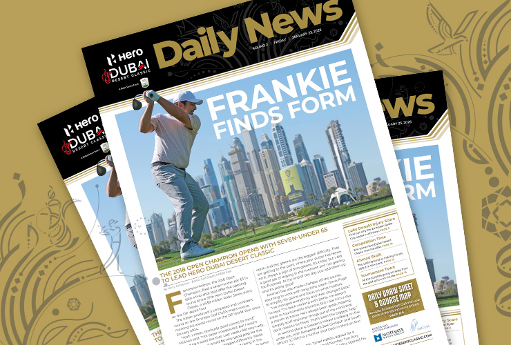 Get Friday’s official 2026 Hero Dubai Desert Classic ‘Daily News’ FREE here