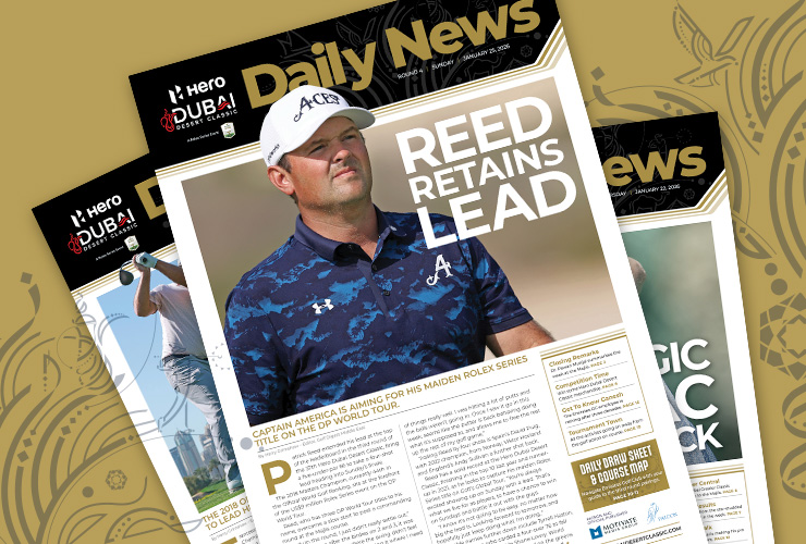 Get Sunday’s official 2026 Hero Dubai Desert Classic ‘Daily News’ FREE here