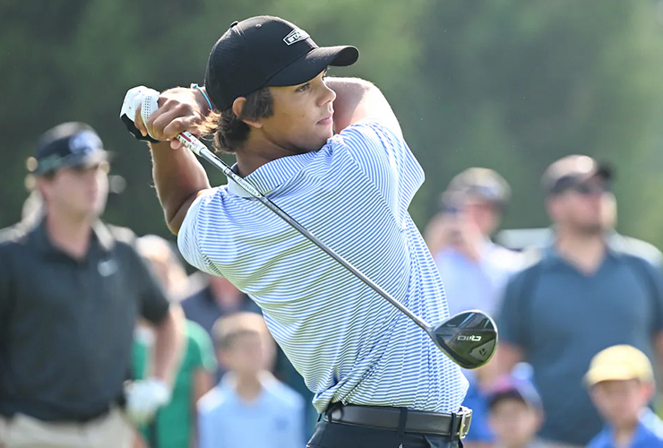 Charlie Woods makes his choice for college golf