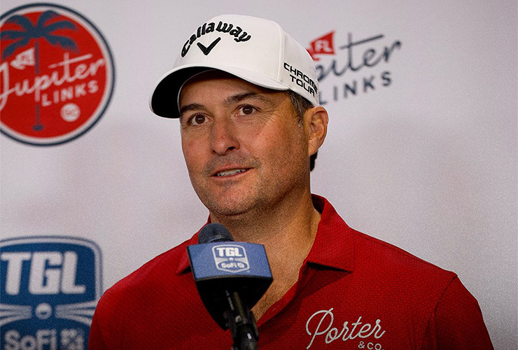 Kevin Kisner jokes (?) that Tiger Woods threatened to kick him off the team before big TGL performance