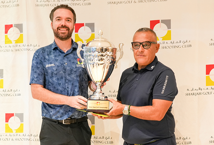 Mohamed Elgaddafe captures Senior Open at Sharjah Golf and Shooting Club